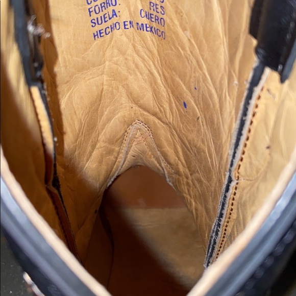 Cowboy boots python white snake skin. 8 /12 - Picture 4 of 7